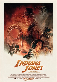 Plakat filmu Indiana Jones i artefakt przeznaczenia